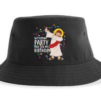 We Gonna Party Like It's My Birthday Dabbing Jesus Sustainable Bucket Hat