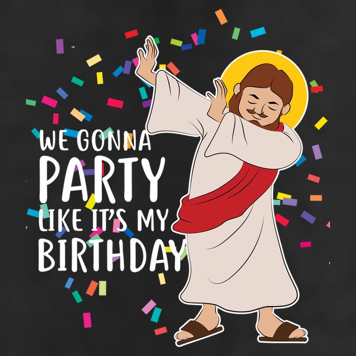 We Gonna Party Like It's My Birthday Dabbing Jesus Golf Towel