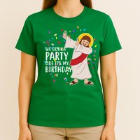 We Gonna Party Like It's My Birthday Dabbing Jesus T-Shirt