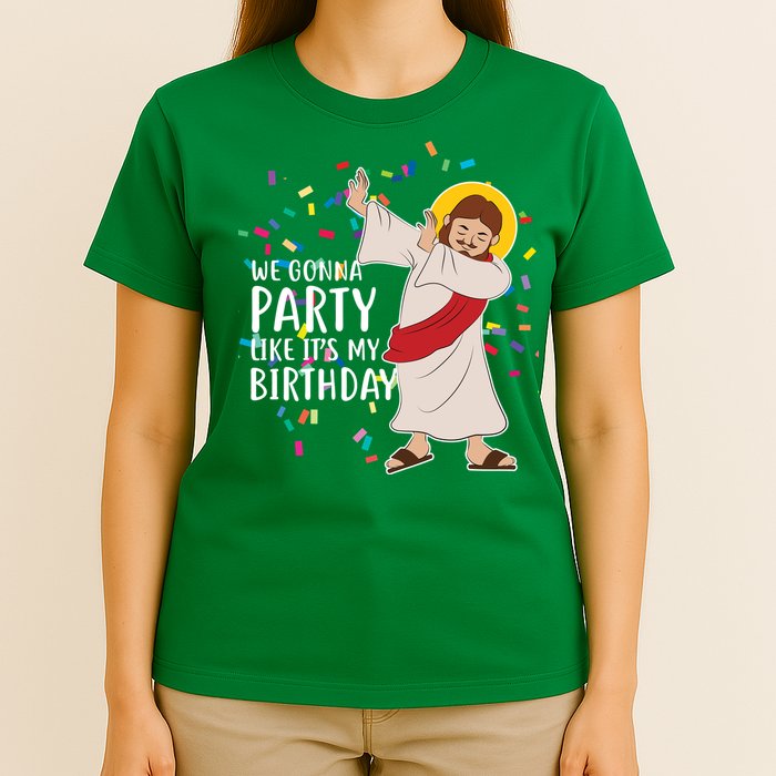 We Gonna Party Like It's My Birthday Dabbing Jesus T-Shirt