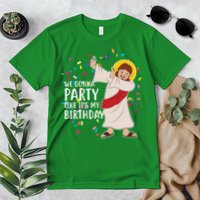 We Gonna Party Like It's My Birthday Dabbing Jesus Premium T-Shirt