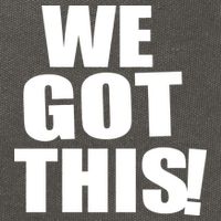 We Got This! Cotton Canvas Backpack