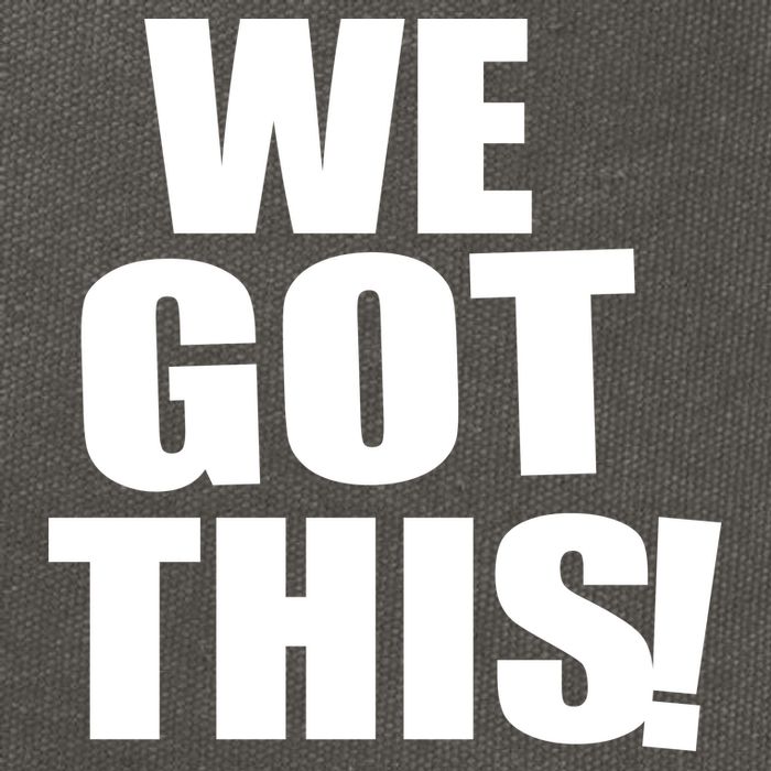 We Got This! Cotton Canvas Backpack