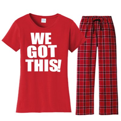 We Got This! Women's Flannel Pajama Set