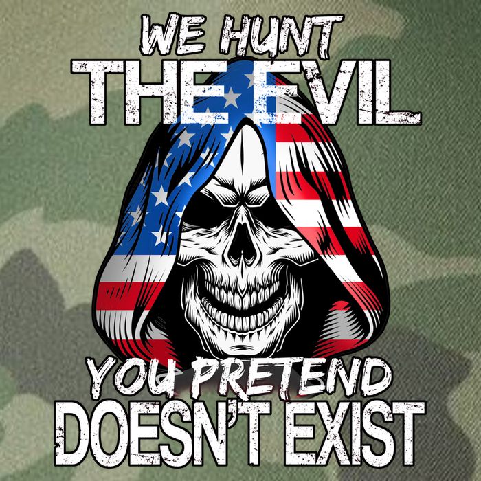 We Hunt The Evil You Pretend Doesn't Exist Legacy Tie Dye Trucker Hat