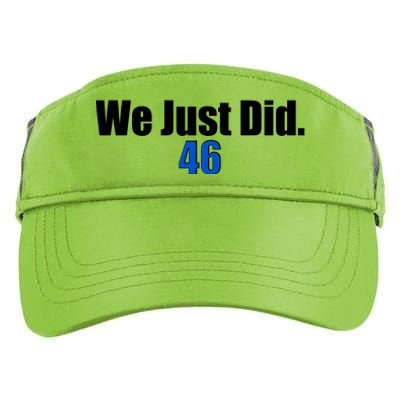 We Just Did 46th President Adult Drive Performance Visor