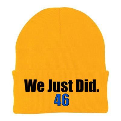 We Just Did 46th President Knit Cap Winter Beanie