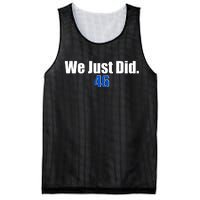 We Just Did 46th President Mesh Reversible Basketball Jersey Tank