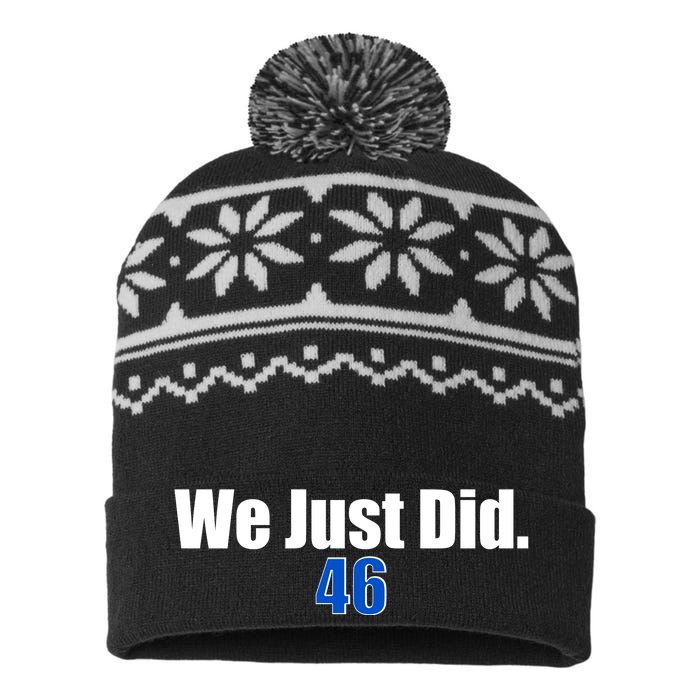 We Just Did 46th President USA-Made Snowflake Beanie