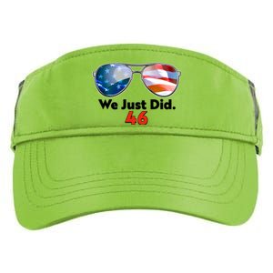 We Just Did Joe Biden President Elect 46 US Flag Sunglasses Adult Drive Performance Visor