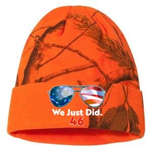 We Just Did Joe Biden President Elect 46 US Flag Sunglasses Kati Licensed 12" Camo Beanie