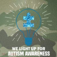 We Light It Up For Autism Awareness Legacy Tie Dye Trucker Hat