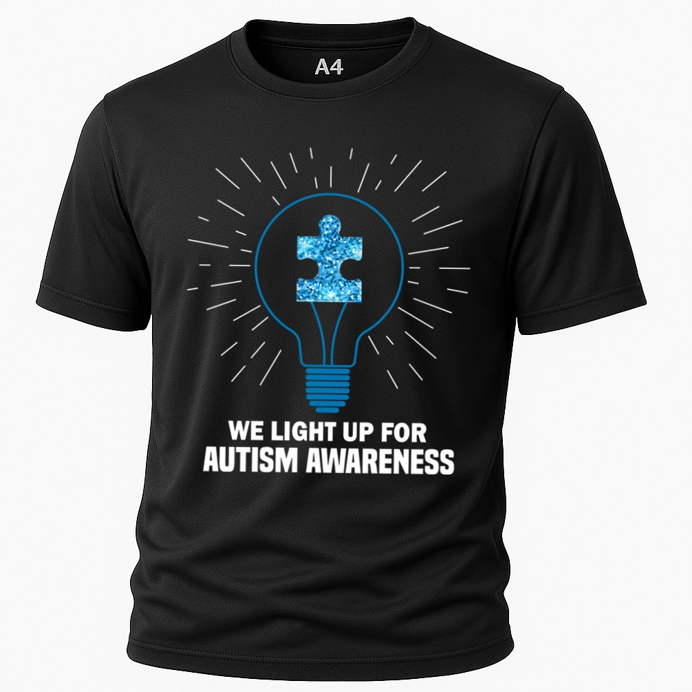 We Light It Up For Autism Awareness Performance Shirt
