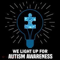 We Light It Up For Autism Awareness Tall T-Shirt