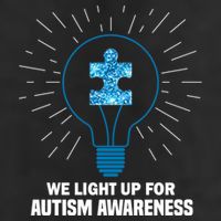 We Light It Up For Autism Awareness 15oz Campfire Ceramic Mug