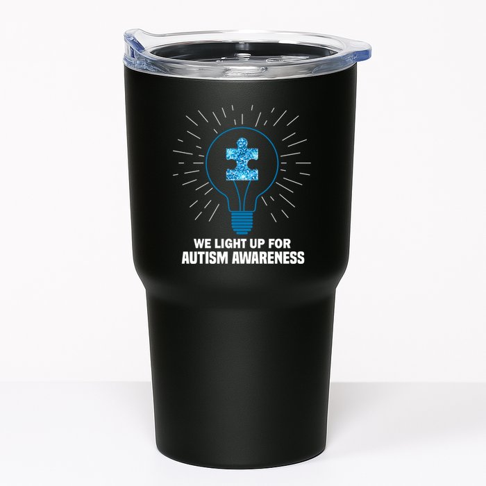 We Light It Up For Autism Awareness Tumbler