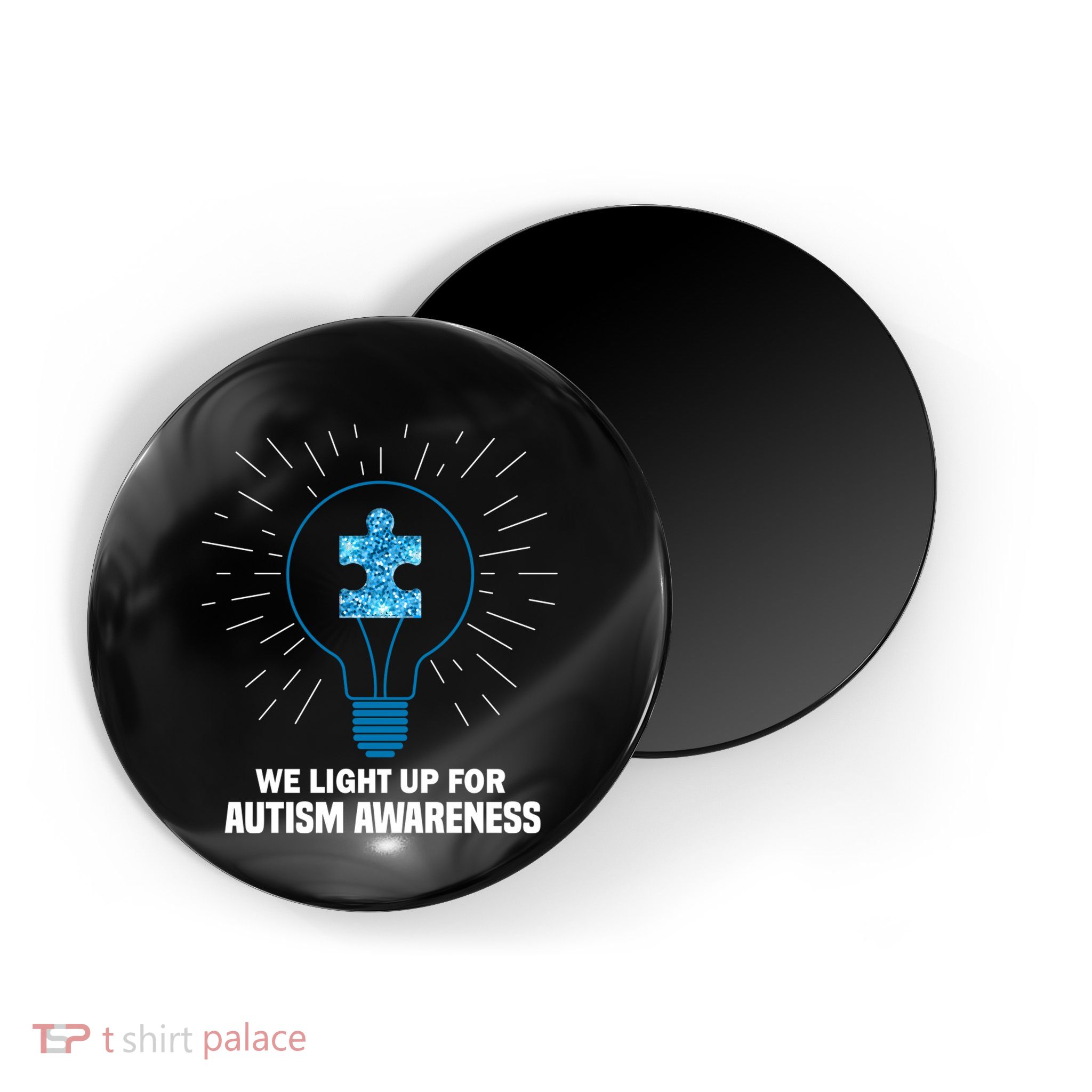 We Light It Up For Autism Awareness Magnet