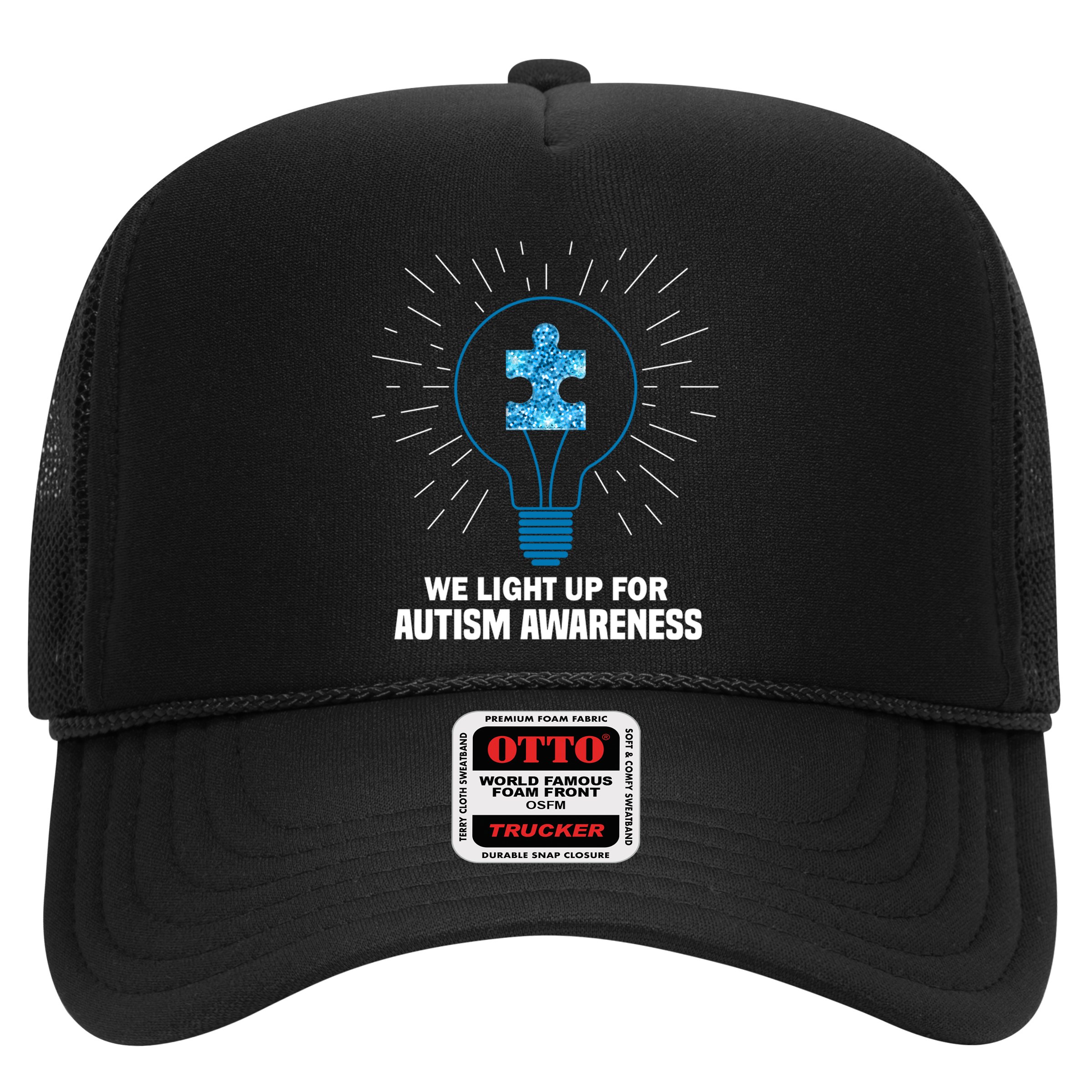 We Light It Up For Autism Awareness Hat