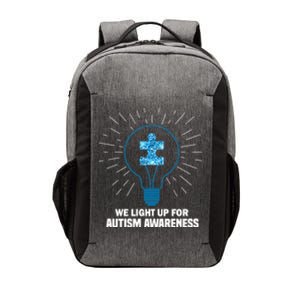 We Light It Up For Autism Awareness Vector Backpack