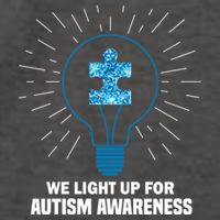We Light It Up For Autism Awareness Vector Backpack