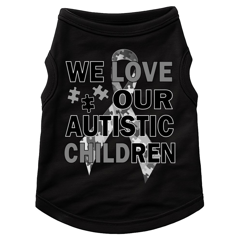 We Love Our Autistic Children Doggie Tank