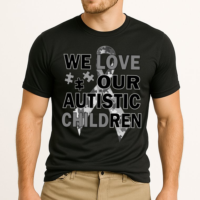 We Love Our Autistic Children Cooling Performance Crew T-Shirt