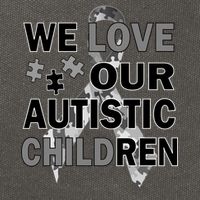 We Love Our Autistic Children Cotton Canvas Backpack