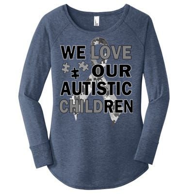 We Love Our Autistic Children Women's Perfect Tri Tunic Long Sleeve Shirt