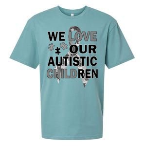 We Love Our Autistic Children Sueded Cloud Jersey T-Shirt