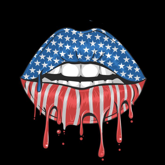 We Love You America Lips Mug