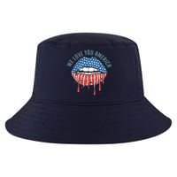 We Love You America Lips Cool Comfort Performance Bucket Hat