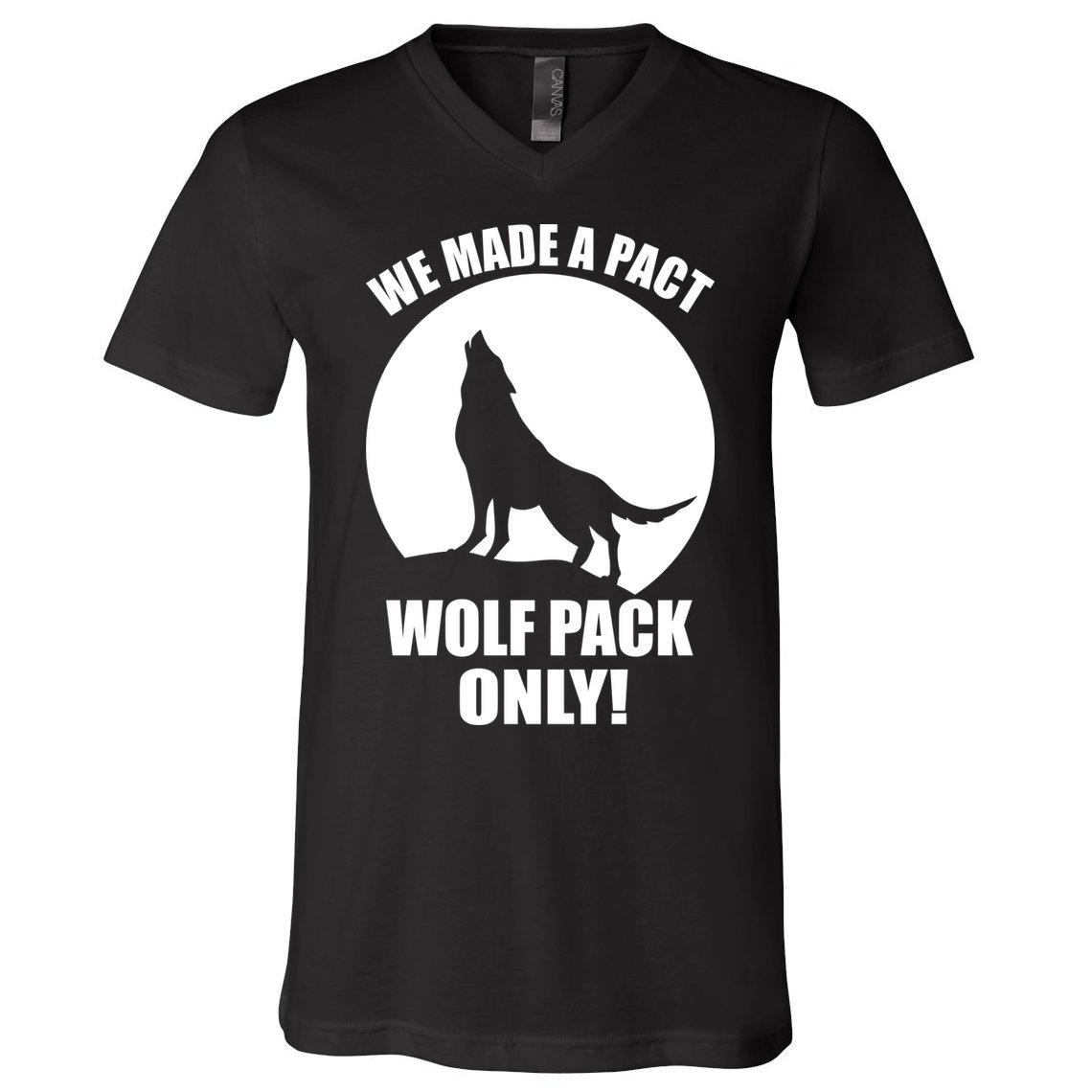 We Made A Pact Wolf Pack Only V-Neck T-Shirt