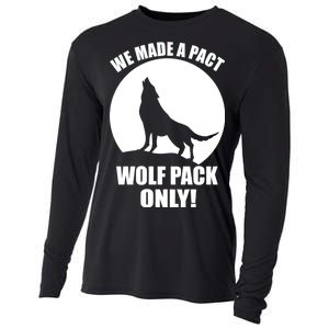 We Made A Pact Wolf Pack Only Cooling Performance Long Sleeve Crew