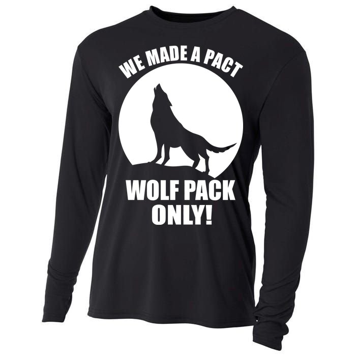 We Made A Pact Wolf Pack Only Cooling Performance Long Sleeve Crew