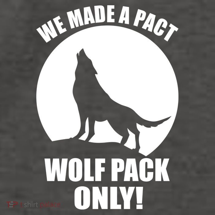 We Made A Pact Wolf Pack Only Vector Backpack