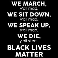 We March Y'all Mad Black Lives Matter Apron