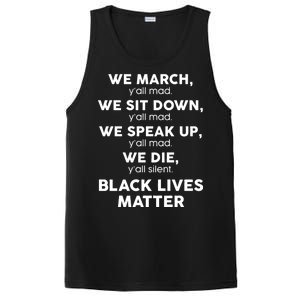 We March Y'all Mad Black Lives Matter PosiCharge Competitor Tank