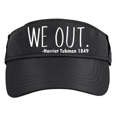 We Out Harriet Tubman Adult Drive Performance Visor