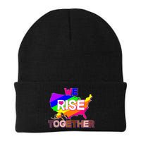 We Rise Together Unite Equality Protest Beanie