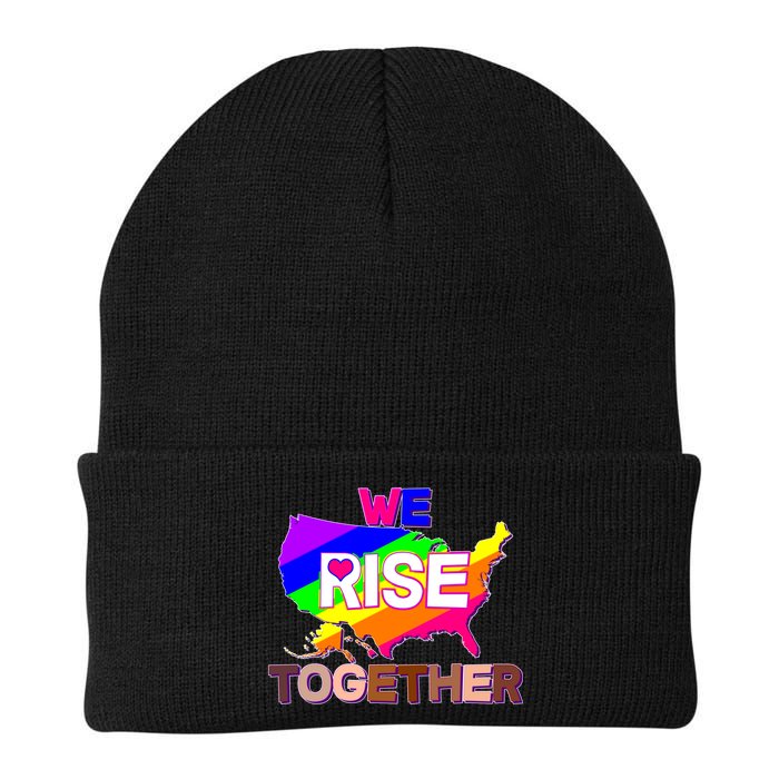 We Rise Together Unite Equality Protest Beanie