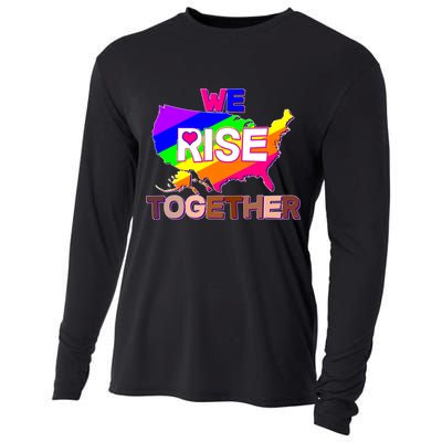 We Rise Together Unite Equality Protest Cooling Performance Long Sleeve Crew