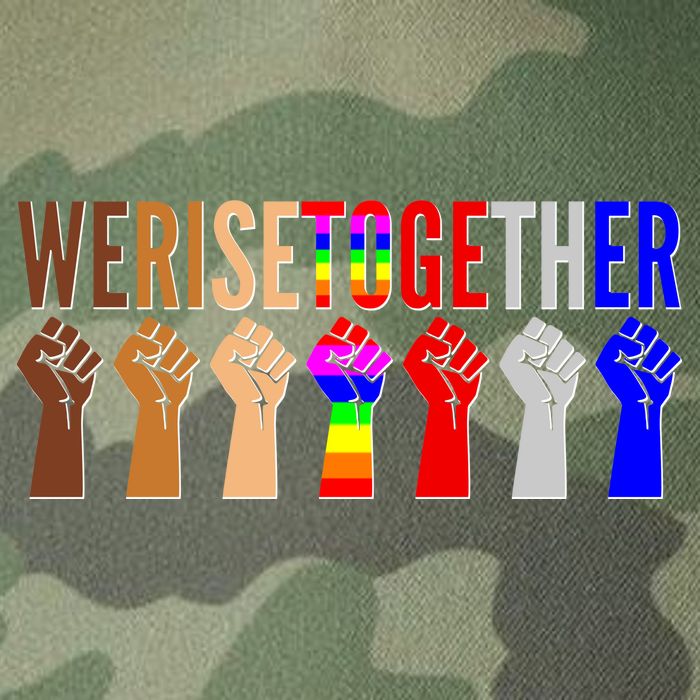 We Rise Together Unity Protest Support Legacy Tie Dye Trucker Hat