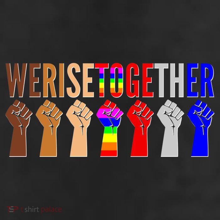 We Rise Together Unity Protest Support 11oz C Handle Ceramic Mug