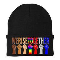 We Rise Together Unity Protest Support Beanie