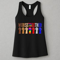 We Rise Together Unity Protest Support Womens Tank Top
