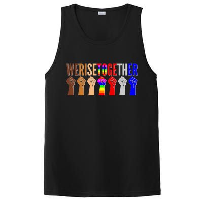 We Rise Together Unity Protest Support PosiCharge Competitor Tank