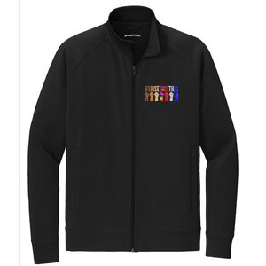 We Rise Together Unity Protest Support Stretch Full-Zip Cadet Jacket