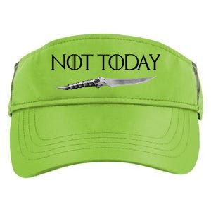 We Say Not Today God of Death Dagger Adult Drive Performance Visor