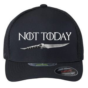 We Say Not Today God of Death Dagger Flexfit Unipanel Trucker Cap