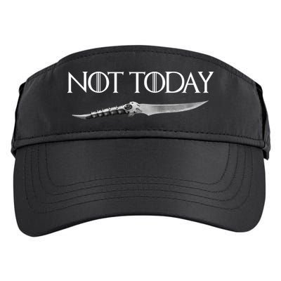 We Say Not Today God of Death Dagger Adult Drive Performance Visor